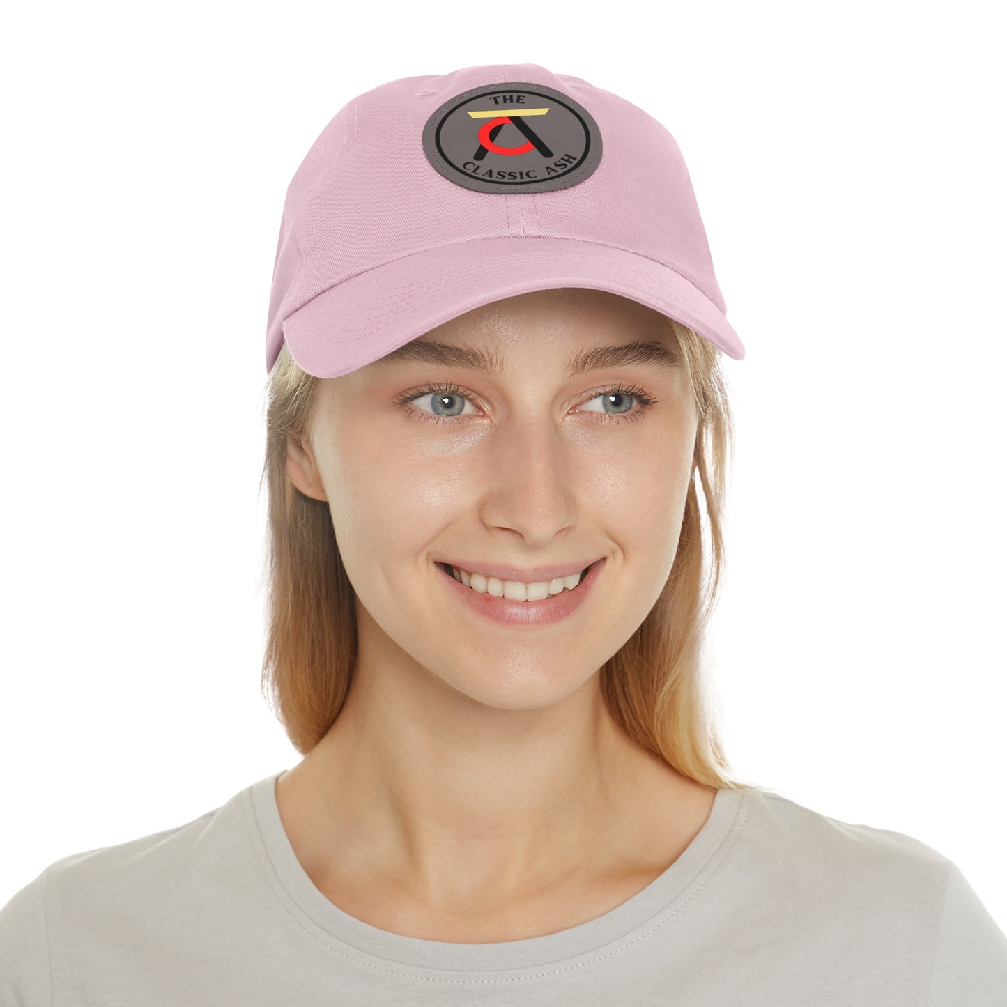 TCA Dad Hat - Tri Color with Leather Patch (Round)