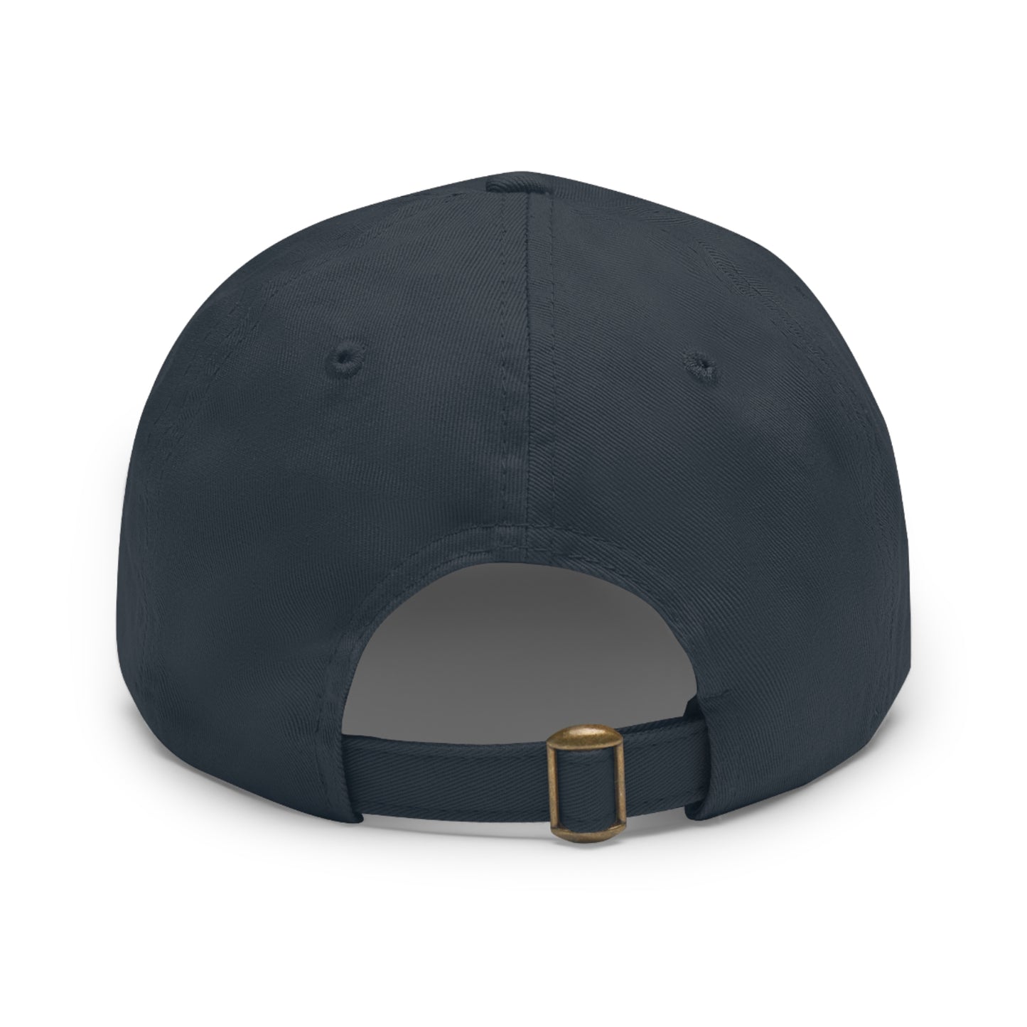 TCA Dad Hat - Tri Color with Leather Patch (Round)