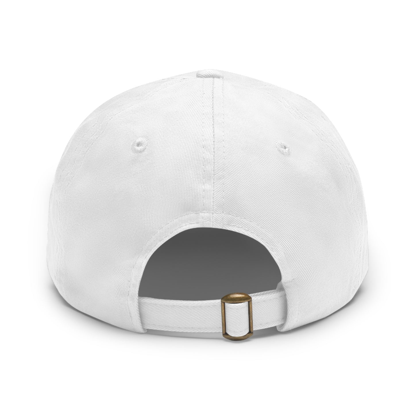 TCA Dad Hat - Tri Color with Leather Patch (Round)