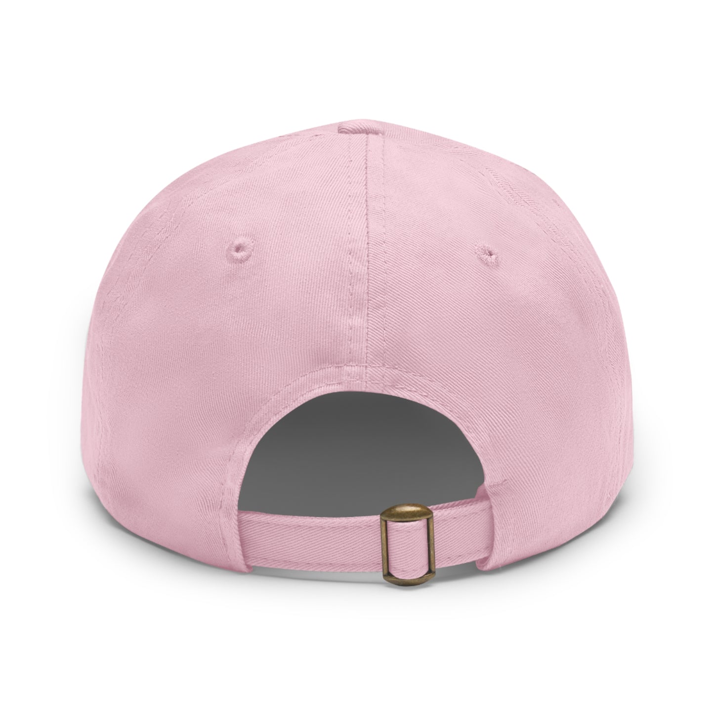TCA Dad Hat - Tri Color with Leather Patch (Round)