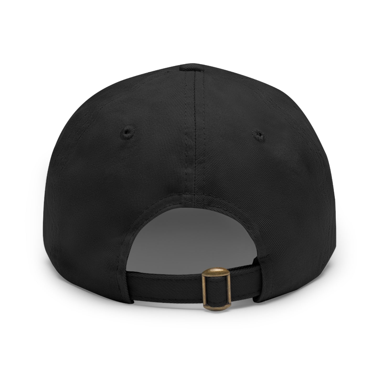 TCA Dad Hat - Tri Color with Leather Patch (Round)