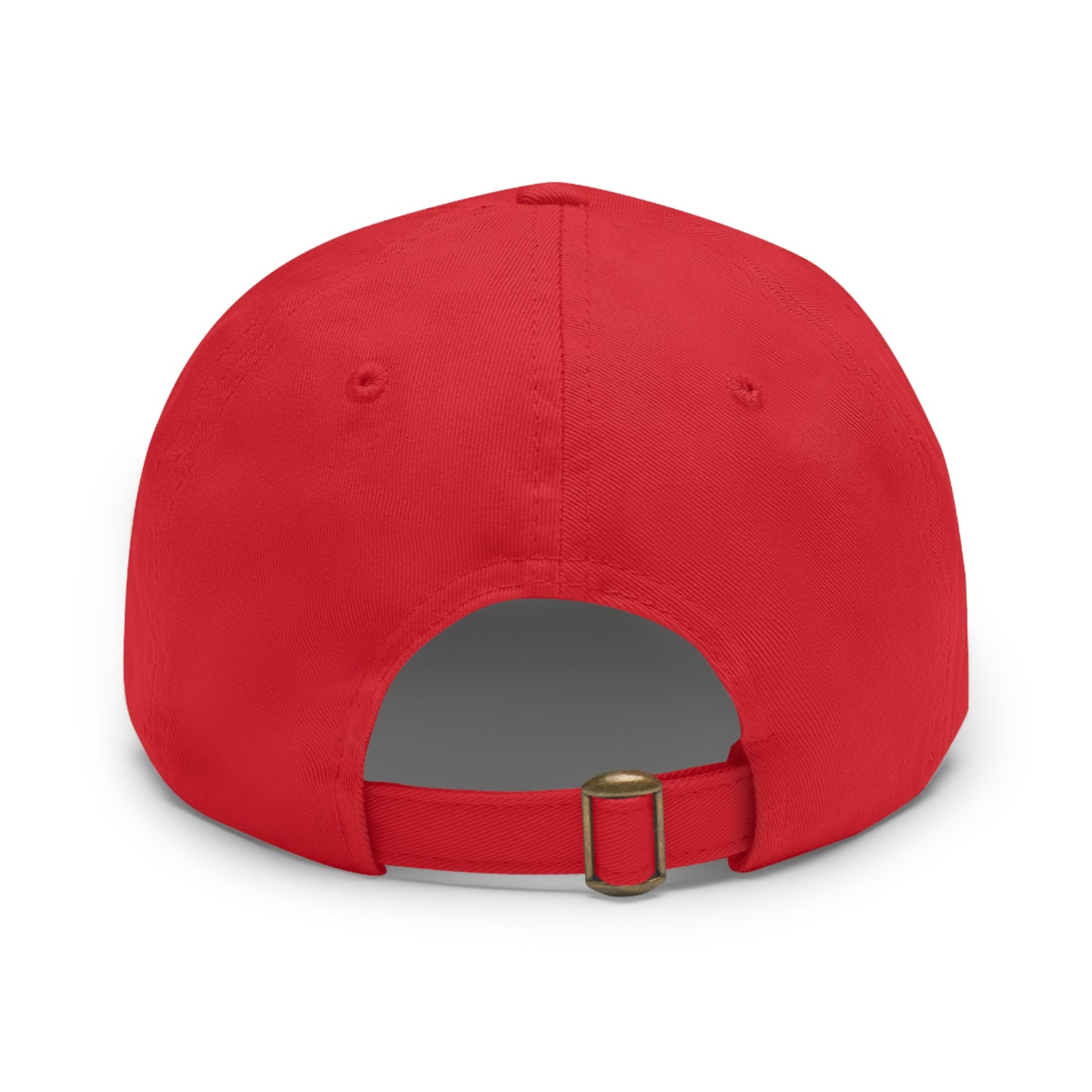 TCA Dad Hat - Tri Color with Leather Patch (Round)